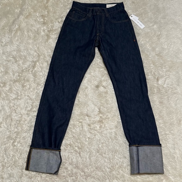 NWT Imogene + Willie Barton Slim Indigo Rigid Jeans - Size 27 - Picture 1 of 6